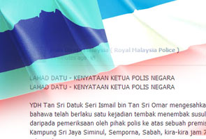 Several policemen injured in another shootout incident in Semporna