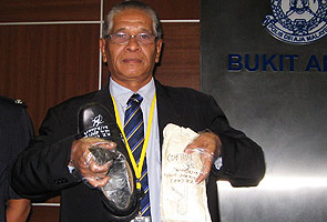 Syabu found in secret compartment of a shoe