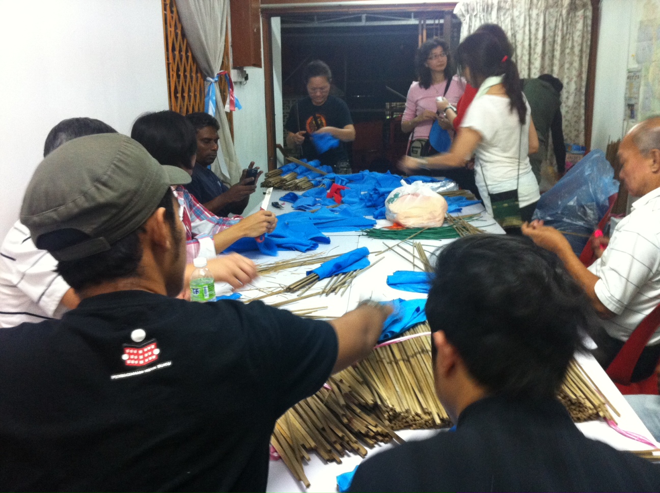 Malaysian Spring volunteers