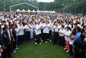 Najib leads 3km run for corruption-free nation