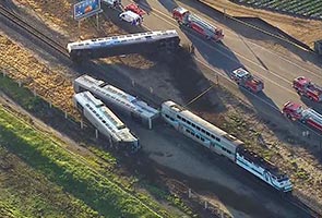 Truck driver arrested in California train crash
