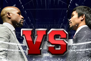 Perlawanan Pacquiao, Mayweather secara langsung di HBO Ahad ini