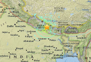 Gempa bumi bergegar lagi di Kathmandu