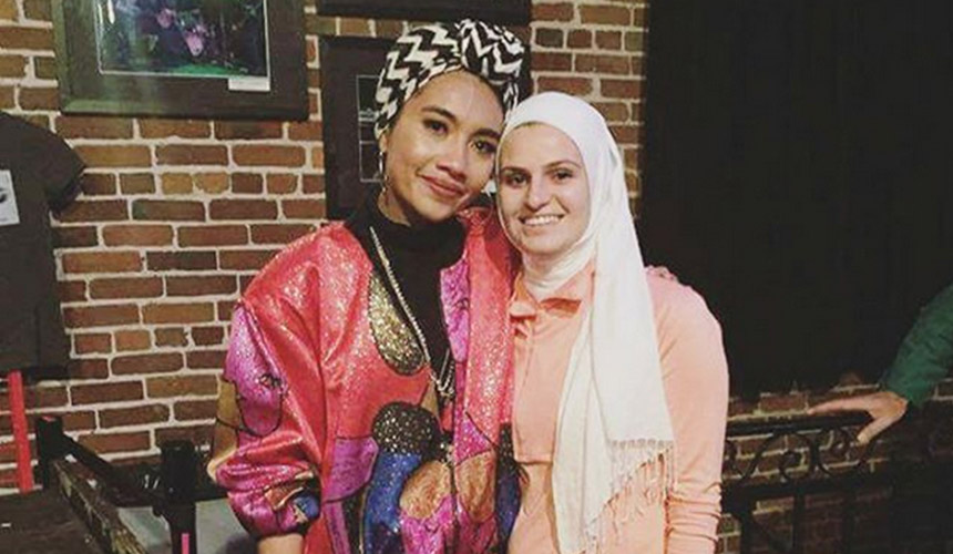 The photo was taken just days after the shooting incident in Paris.