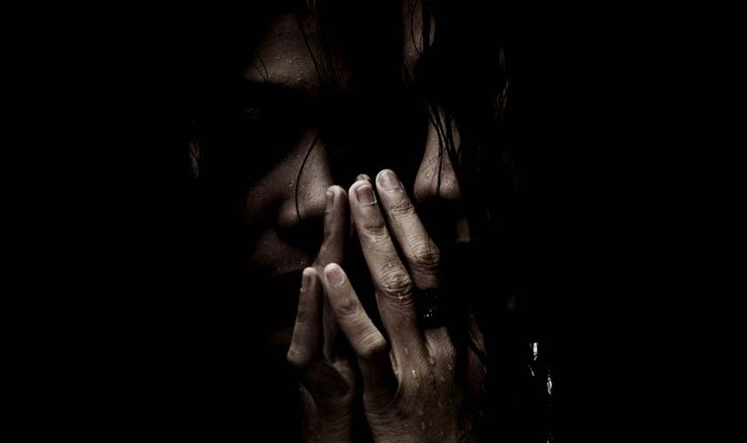 The woman was chained from her neck to abdomen. She was handed over to police for further action.