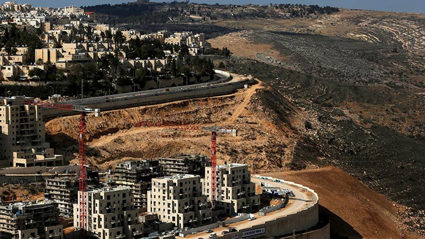 A general view shows the Israeli settlement of Ramot in an area of the occupied West Bank that Israel annexed to Jerusalem.