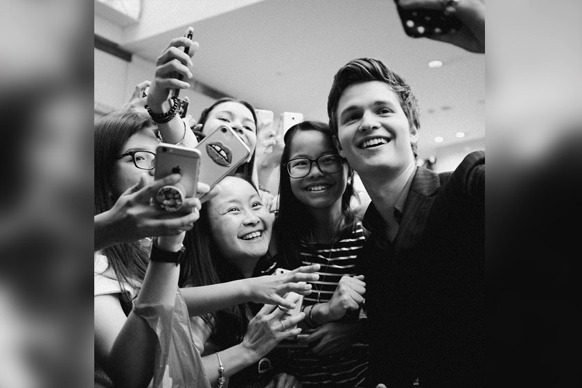 Ansel Elgort enjoys visit to Malaysia
