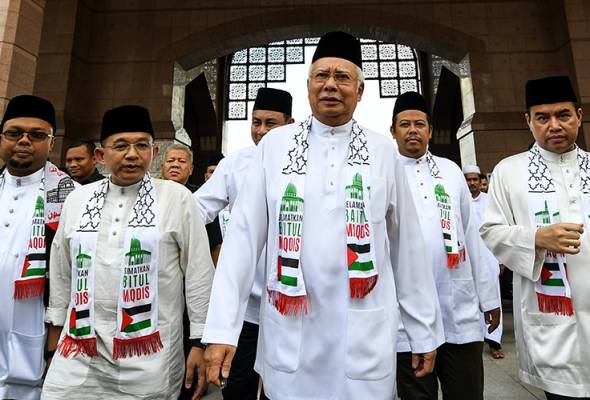 Image result for najib razak Himpunan Putih: Solidariti Selamatkan Baitulmaqdis,