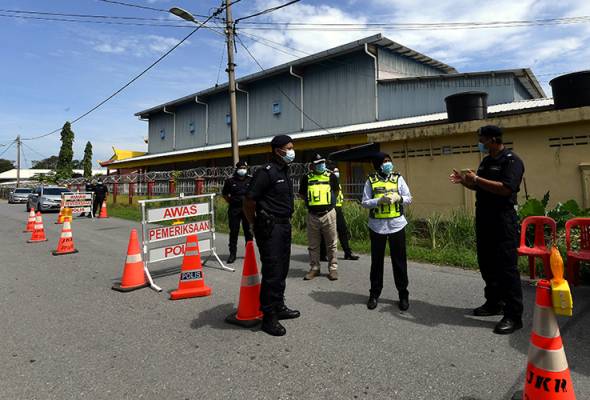 All roads in Kuala Sanglang will be closed starting tomorrow