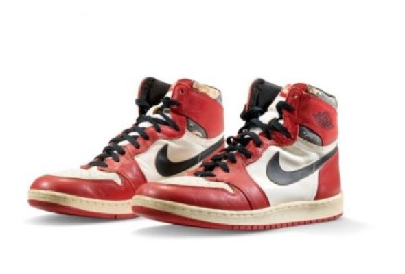 Michael Jordan's sneakers sell for record $615,000