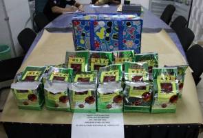 Taktik seludup dadah dalam teh herba Cina terbongkar