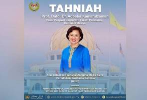 Agong expresses pride in Dr Adeeba's appointment as WHO Science Council Member Agong expresses pride in Dr Adeeba's appointment as WHO Science Council Member