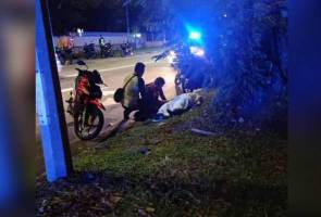 Anggota polis maut motosikal dihimpit hingga terbabas, suspek ditahan