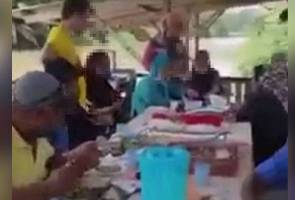 Tular berkumpul makan durian, polis kesan 12 individu Tular berkumpul makan durian, polis kesan 12 individu