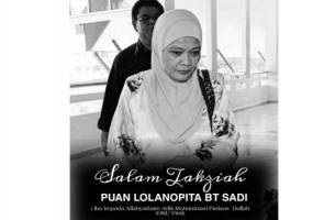 Lolanopita meninggal dunia Lolanopita meninggal dunia