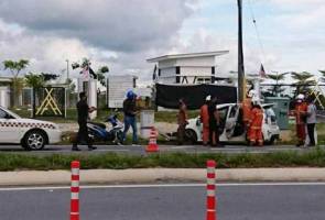 Pesara polis meninggal dunia dua jam selepas kereta terbabas Pesara polis meninggal dunia dua jam selepas kereta terbabas