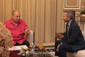 Sultan Johor zahir terima kasih kepada Singapura bantu ketika pandemik