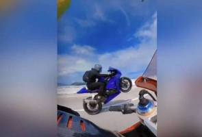 Polis kenal pasti nombor pendaftaran motosikal perakam