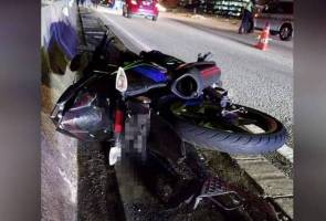 Penunggang motosikal maut digilis bas Penunggang motosikal maut digilis bas