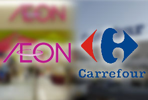 Saham Aeon melonjak berikutan kemunculan berita pengambilalihan Carrefour Saham Aeon melonjak berikutan kemunculan berita pengambilalihan Carrefour