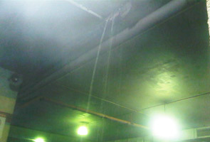 Platform 9 Pudu Sentral dinaiki air akibat kebocoran paip Platform 9 Pudu Sentral dinaiki air akibat kebocoran paip