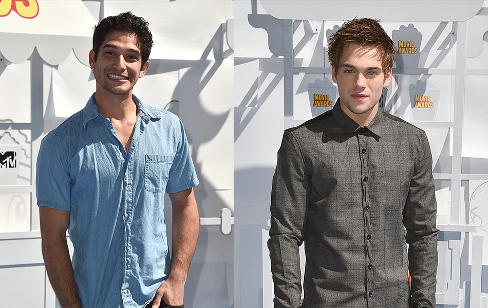 Dari kiri Tyler Poser dan Dylan Sprayberry ketika bergaya di hadapan kamera di anugerah MTV Movie.-(Photo by Jordan Strauss/Invision/AP) Dari kiri Tyler Poser dan Dylan Sprayberry ketika bergaya di hadapan kamera di anugerah MTV Movie.-(Photo by Jordan Strauss/Invision/AP)