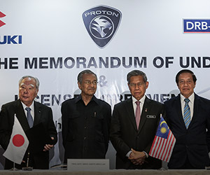 Perjanjian MoU: Proton, Suzuki dan DRB-HICOM Perjanjian MoU: Proton, Suzuki dan DRB-HICOM