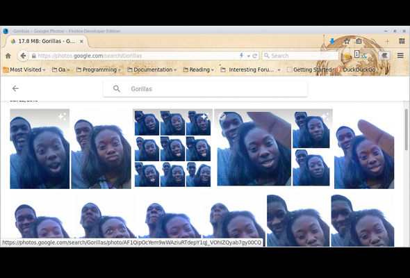 Google Photos label dua sahabat kulit hitam sebagai gorila Google Photos label dua sahabat kulit hitam sebagai gorila