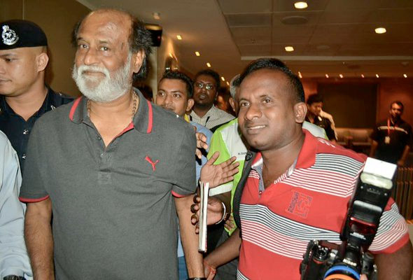 #kabaliinmalaysia welcomes Indian superstar Rajinikanth #kabaliinmalaysia welcomes Indian superstar Rajinikanth