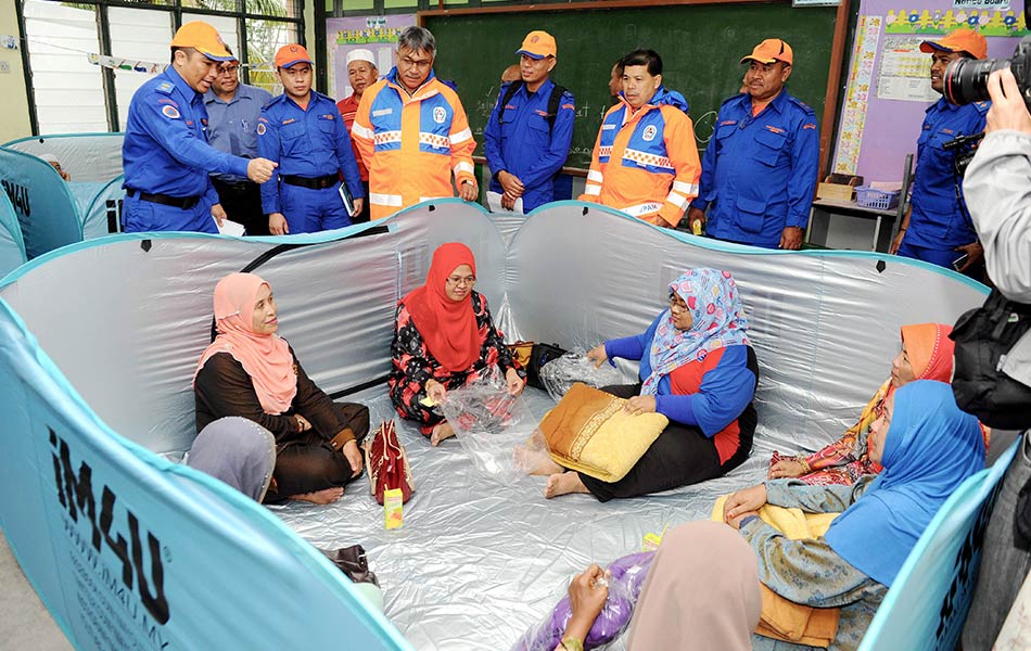 Program Simulasi Pengurusan Banjir  Situasi banjir di seluruh negara