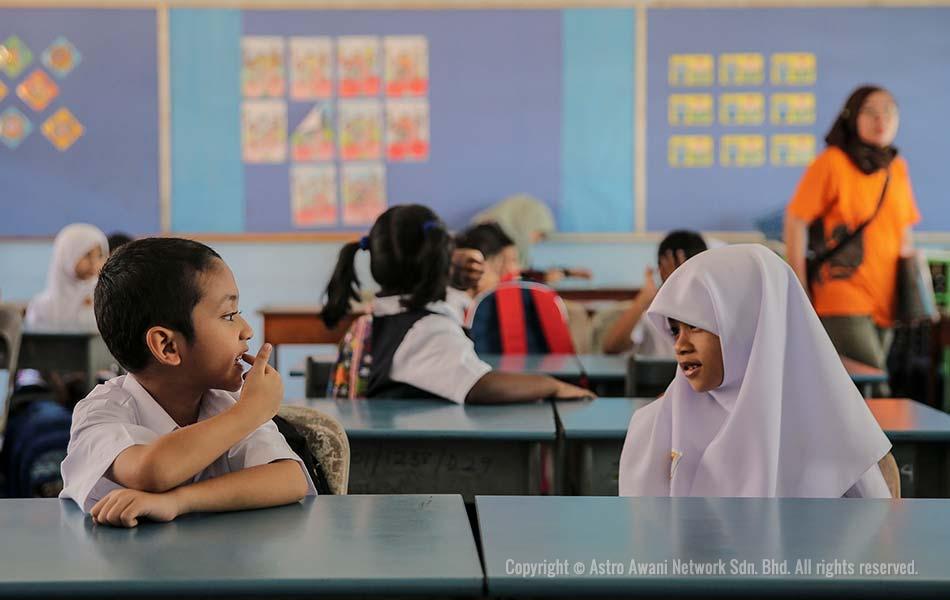 Primary school students of SK Sri Kelana 6