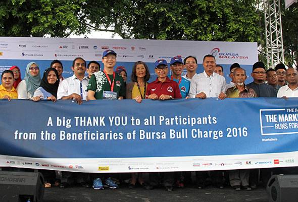 Larian amal Bursa Bull Charge raih RM1.9 juta Larian amal Bursa Bull Charge raih RM1.9 juta