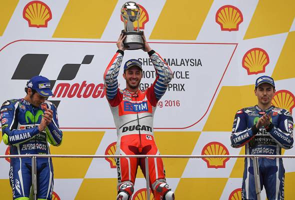 Dovizioso raih kemenangan pertama dalam MotoGP musim ini Dovizioso raih kemenangan pertama dalam MotoGP musim ini