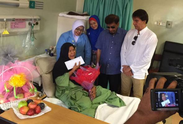 Pelakon Wan Maimunah kini stabil Pelakon Wan Maimunah kini stabil