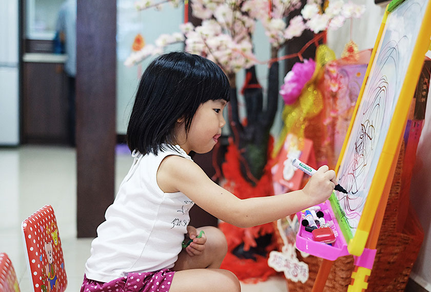 Zo Yee, 5, is the eldest of Charlyn and Steven’s two daughters. Karim Raslan Photo