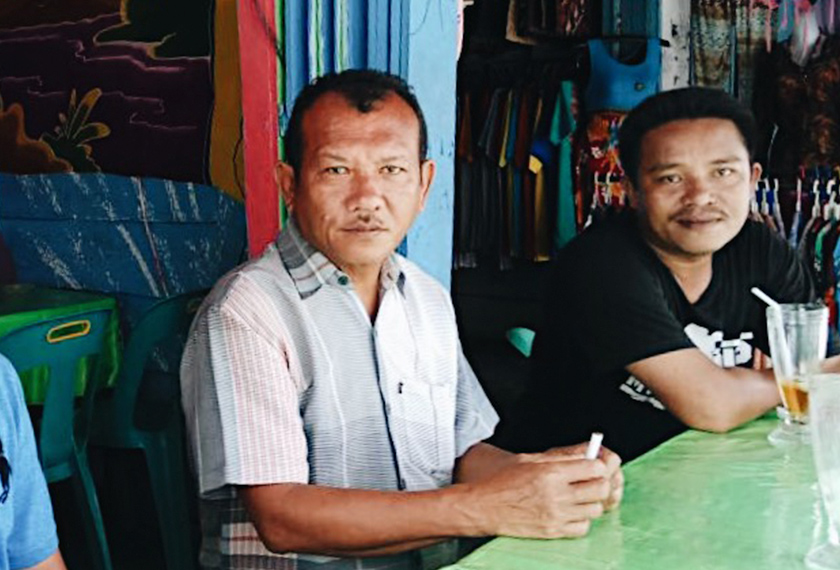 Tour guide Bona Pana prays for more foreign visitors to Lake Toba. Karim Raslan Photo