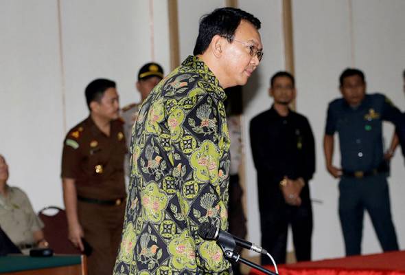 Ahok kekal dalam penjara selepas rayuan ditolak mahkamah Indonesia Ahok kekal dalam penjara selepas rayuan ditolak mahkamah Indonesia