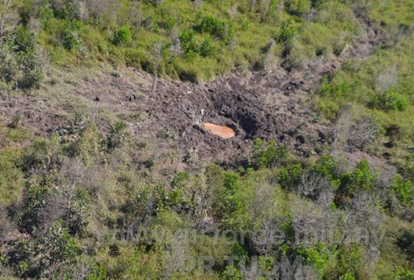 Rangka pesawat Hawk 108 berjaya dikesan Rangka pesawat Hawk 108 berjaya dikesan