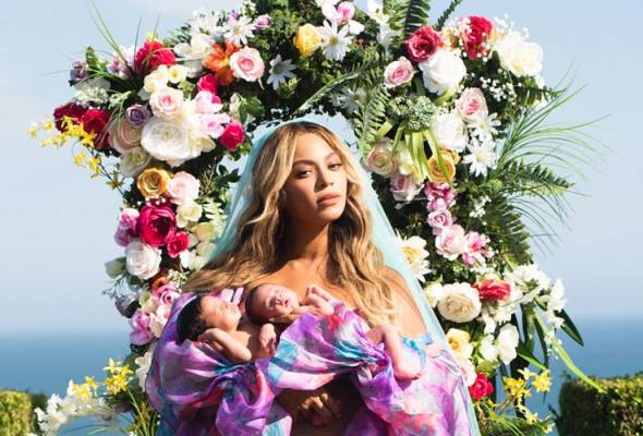 Beyonce kongsi gambar anak kembarnya di Instagram Beyonce kongsi gambar anak kembarnya di Instagram