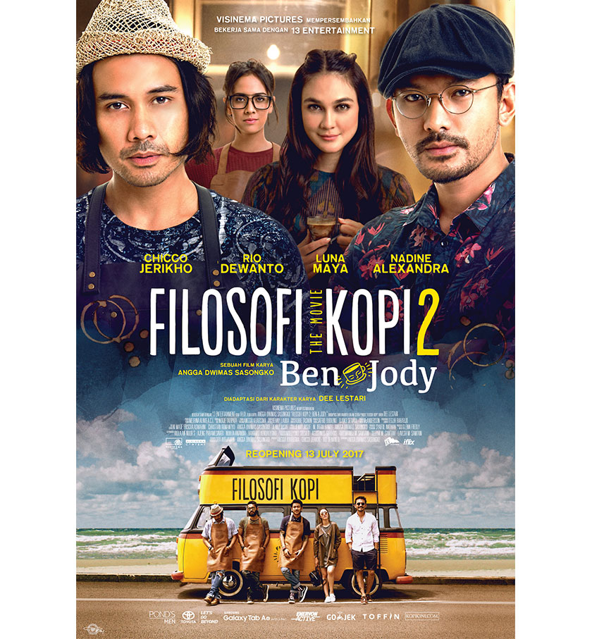 Filosofi Kopi 2 has successfully attracted an audience of 134,281 in its first four days of screening starting from 13 July to 16 July 2017.