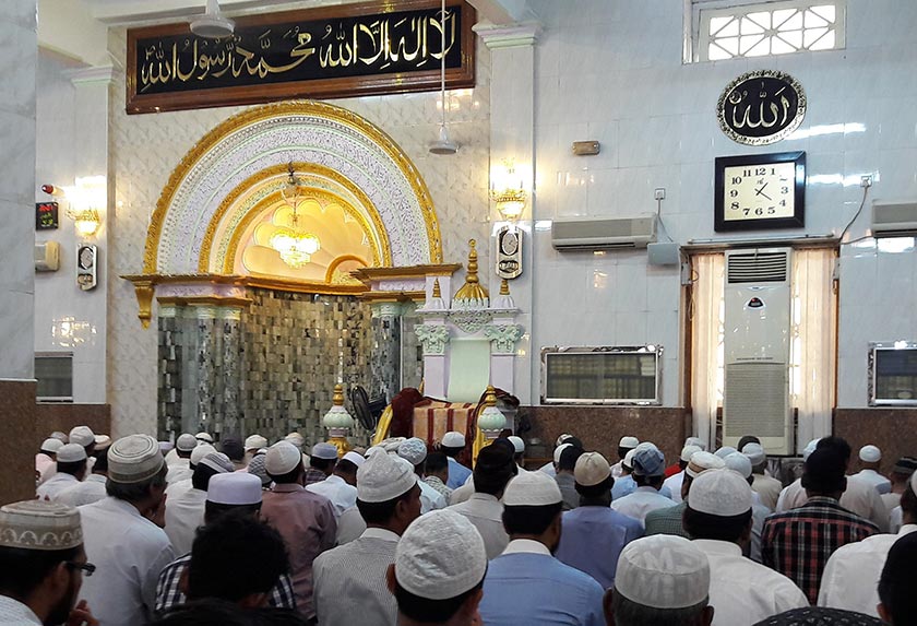  Inside the Cholia Jame Mosque in downtown Yangon, Myanmar. Karim Raslan Photo