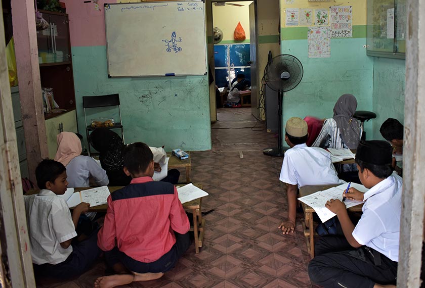 A total 103 Rohingya children attend the Darul Eslah Academy in Ampang. - Karim Raslan Photo