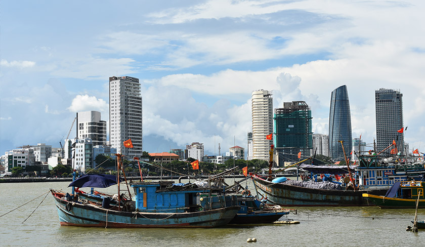 Fishing boats dot the Danang riverway. Karim Raslan Photo