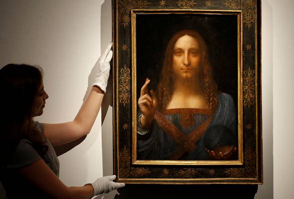 Lukisan 'Christ' sentuhan da Vinci pecah rekod jualan RM1.88 bilion! Lukisan 'Christ' sentuhan da Vinci pecah rekod jualan RM1.88 bilion!
