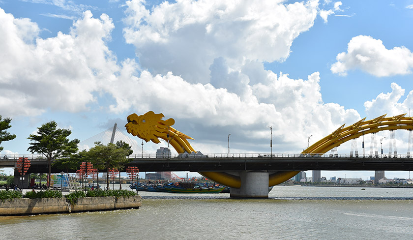 The Dragon Bridge, an icon of the city. On the weekend evenings, the dragon’s head breathes fire. Karim Raslan Photo