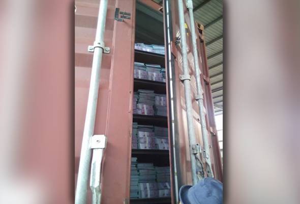 Duit palsu satu kontena? Duit palsu satu kontena?