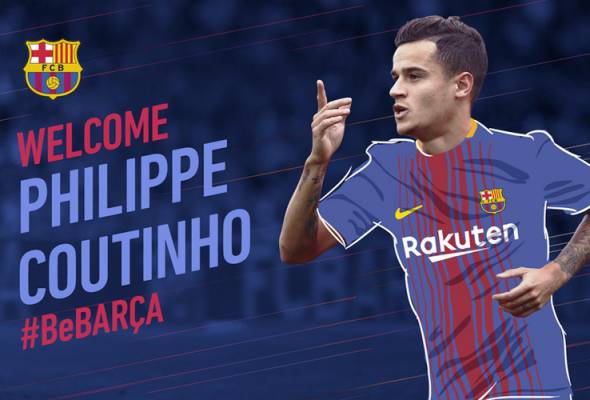 Coutinho bakal sarung jersi nombor 7 di Barcelona? Coutinho bakal sarung jersi nombor 7 di Barcelona?