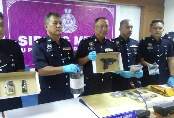 Polis serbu makmal, rampas dadah RM25,000 Polis serbu makmal, rampas dadah RM25,000