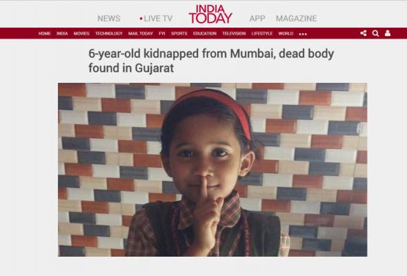 Misteri penculikan: Mayat Anjali, kanak-kanak 6 tahun ditemui dicampak di tandas Misteri penculikan: Mayat Anjali, kanak-kanak 6 tahun ditemui dicampak di tandas
