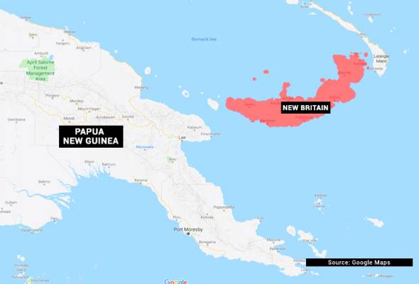 Gempa bumi 6.9 magnitud gegarkan perairan Papua New Guinea - USGS Gempa bumi 6.9 magnitud gegarkan perairan Papua New Guinea - USGS